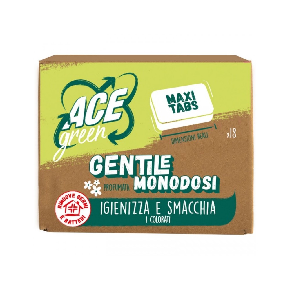 ACE GENTILE GREEN MONODOSI x18