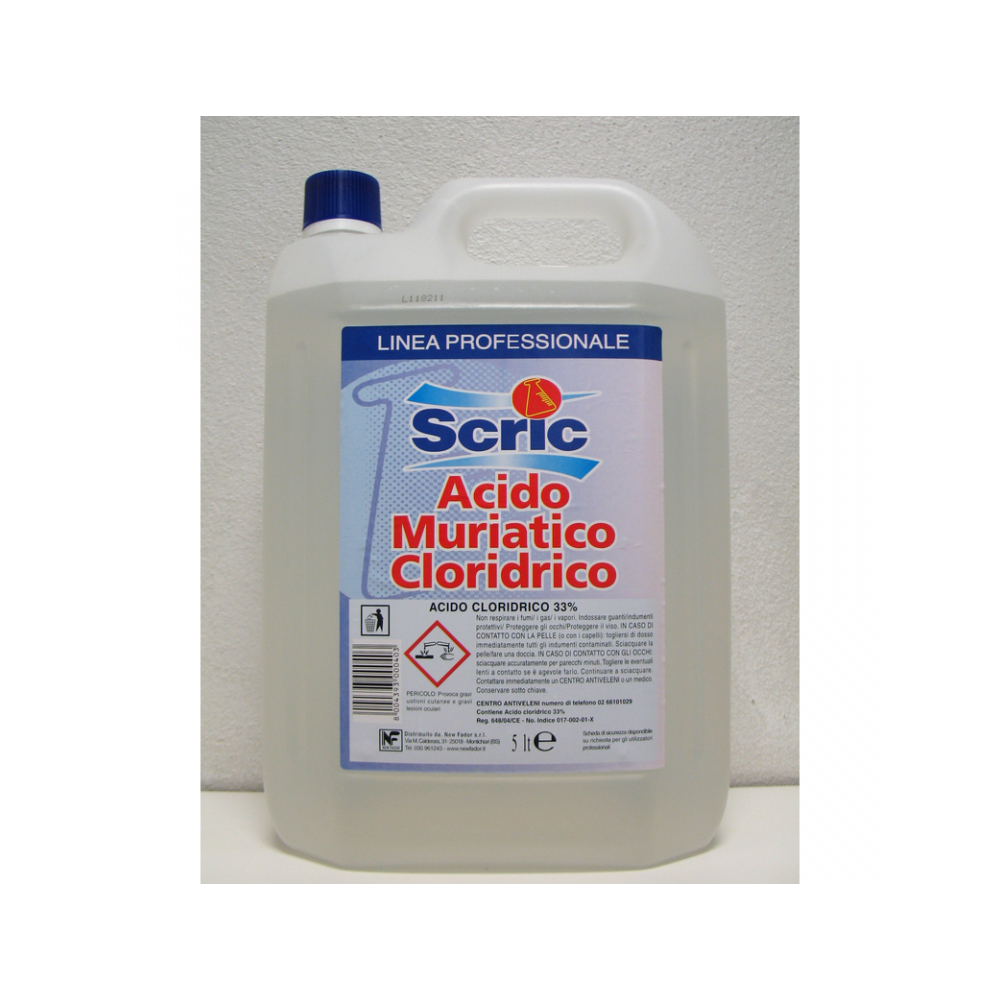 ACIDO CLORIDRICO PURO 33% lt.5