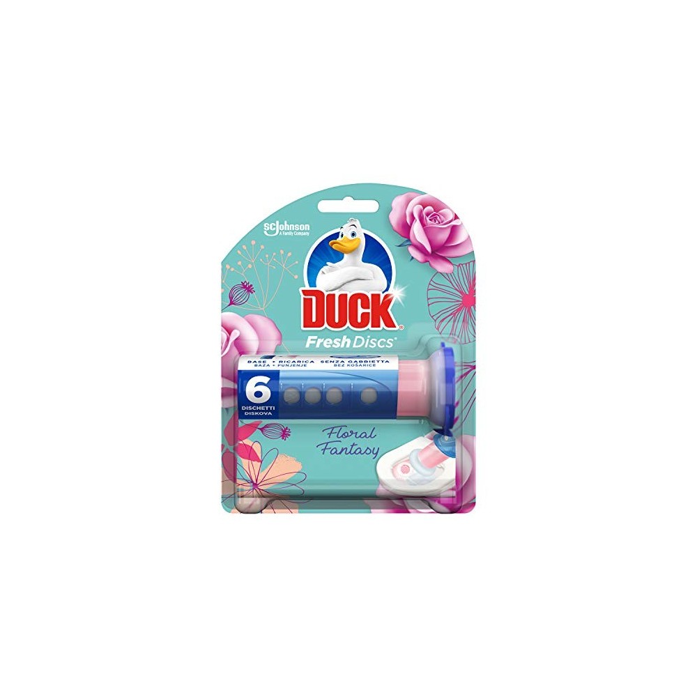 DUCK FRESH DISCS FLORAL F.ML36