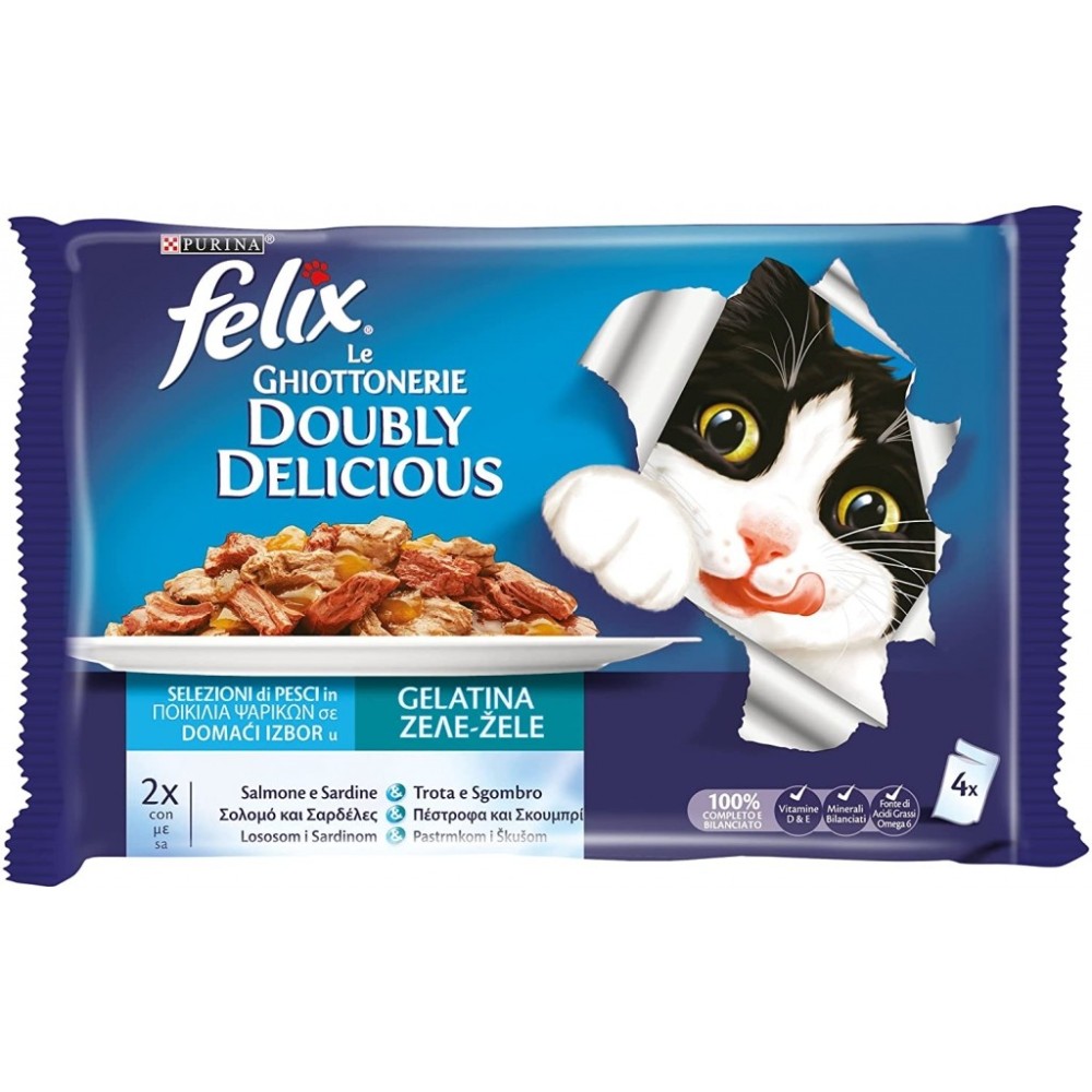 FELIX GHIOTTONERIE DELIZ.4x85g