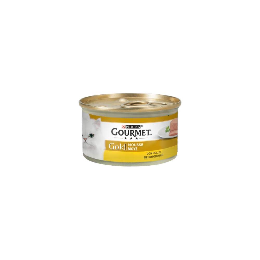 GOURMET GOLD MOUSSE POLLO G.85