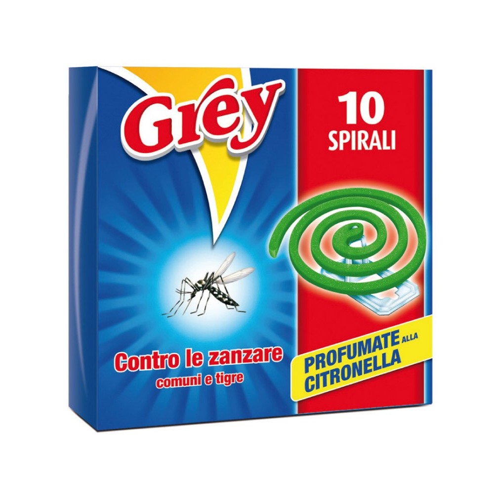 GREY SPIRALI CITRONELLA x10pz