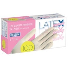 GUANTI LATEX POWDER FREE Lx100