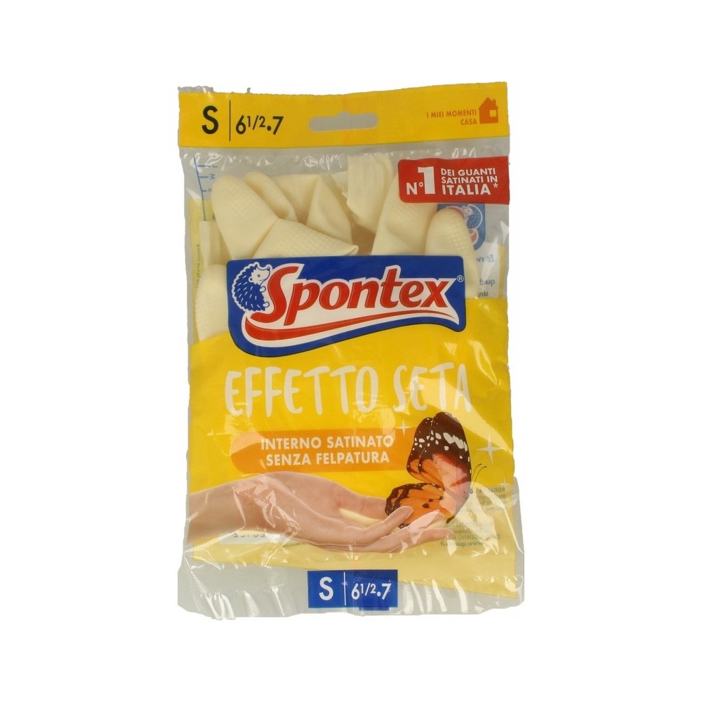 GUANTI SPONTEX EFFETTO SETA PC