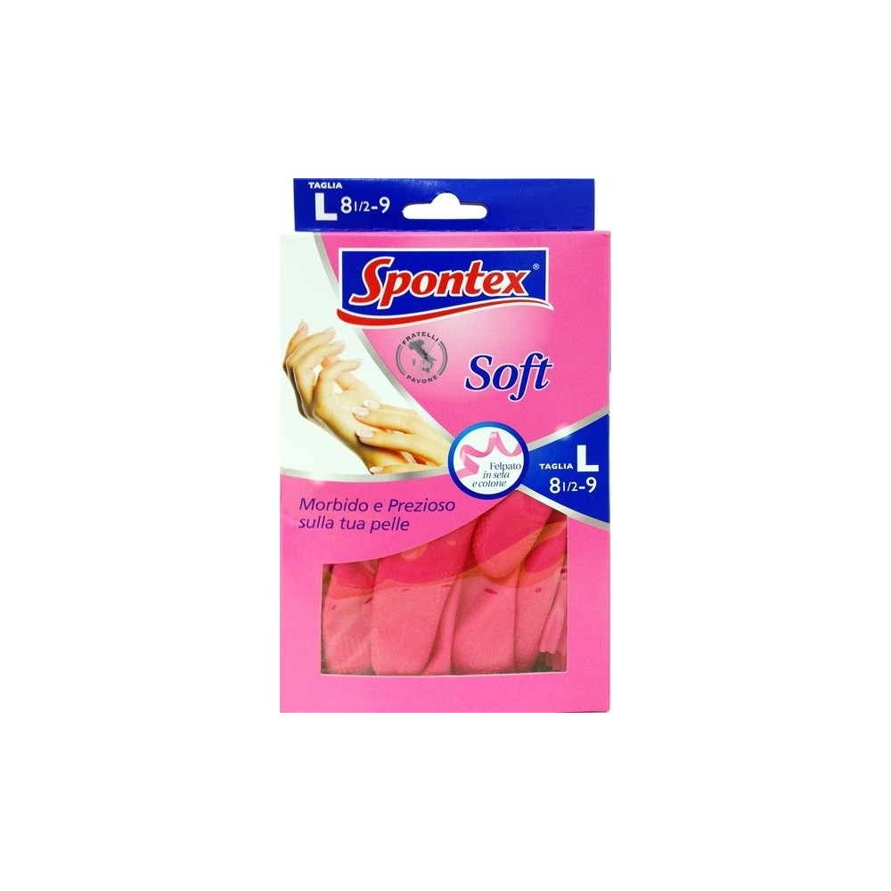 GUANTI SPONTEX SOFT LARGE 8/9