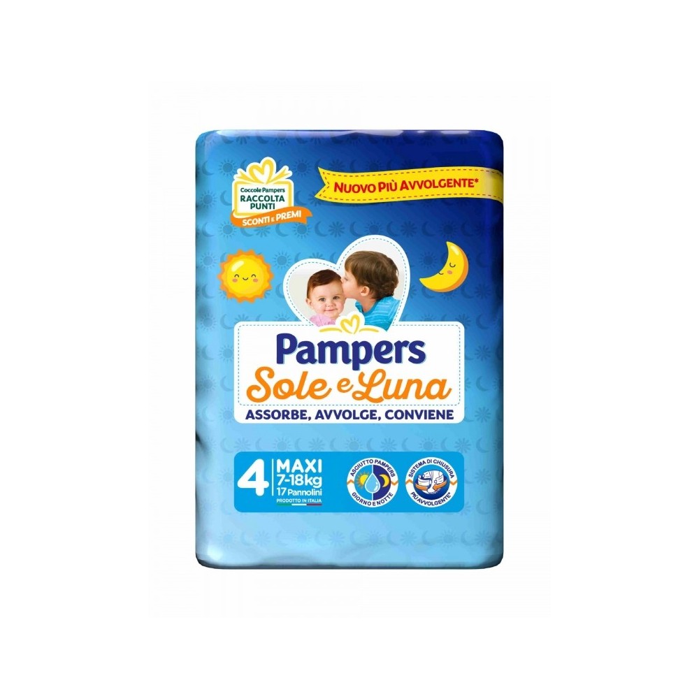 PANN.PAMPERS SOLE&LUNA MAXIx17