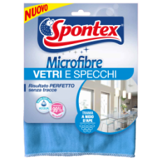 PANNO SPONTEX MICROF.VETRI 1pz