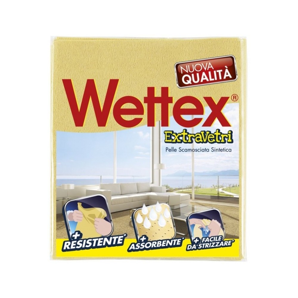 PANNO WETTEX EXTRA VETRI x1pc