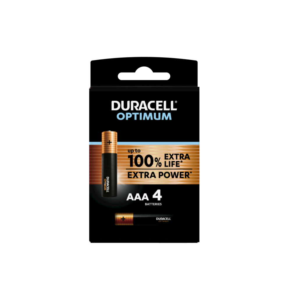 PILA DURACELL OPTIMUM AAA 4pc