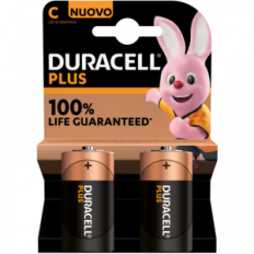 PILA DURACELL PLUS 100 C 2pc