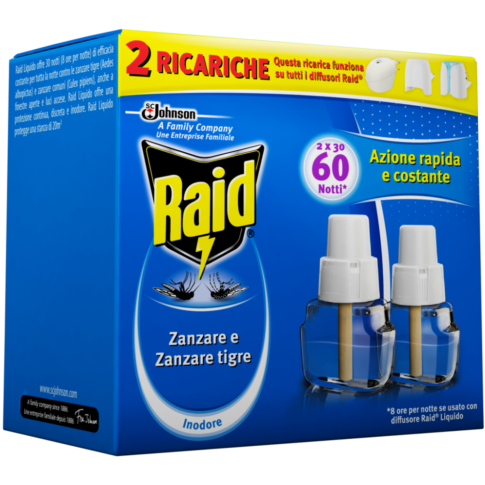 RAID LIQUIDO RICARICA 60N ML36