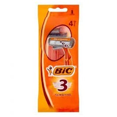 RASOIO BIC 3 SENSITIVE ARANCx4