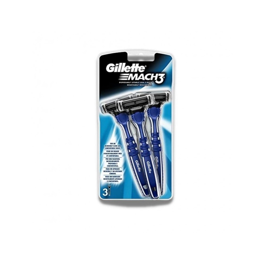 RASOIO GILLETTE MACH3 USA&G.x3