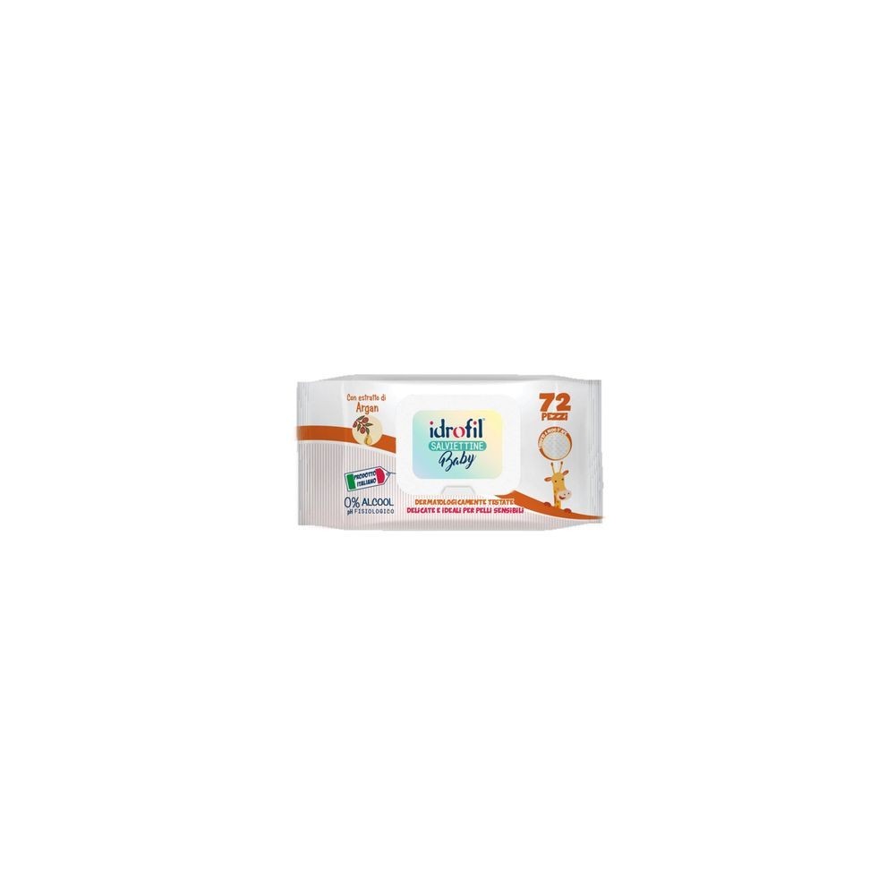 SALV.IDROFIL BABY ARGAN x72pz