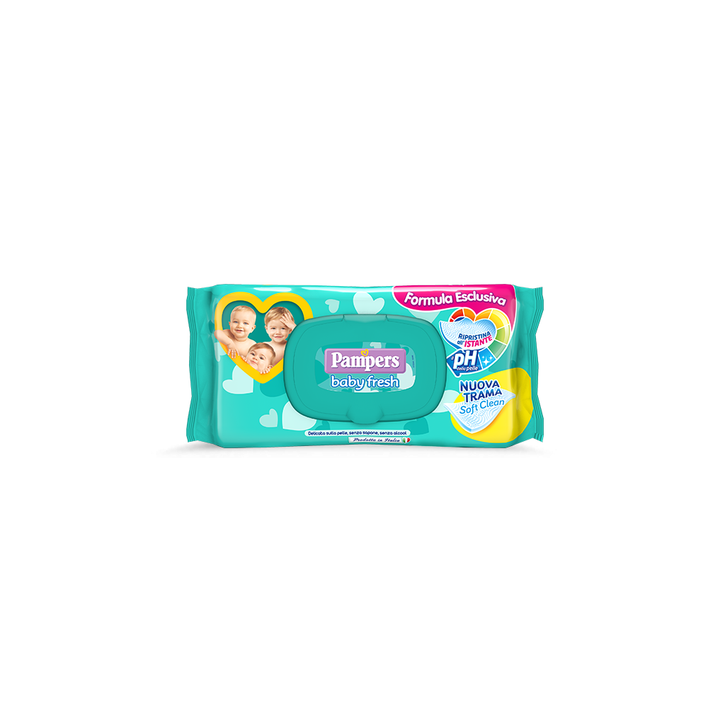 SALV.PAMPERS BABY FRESH x50pc