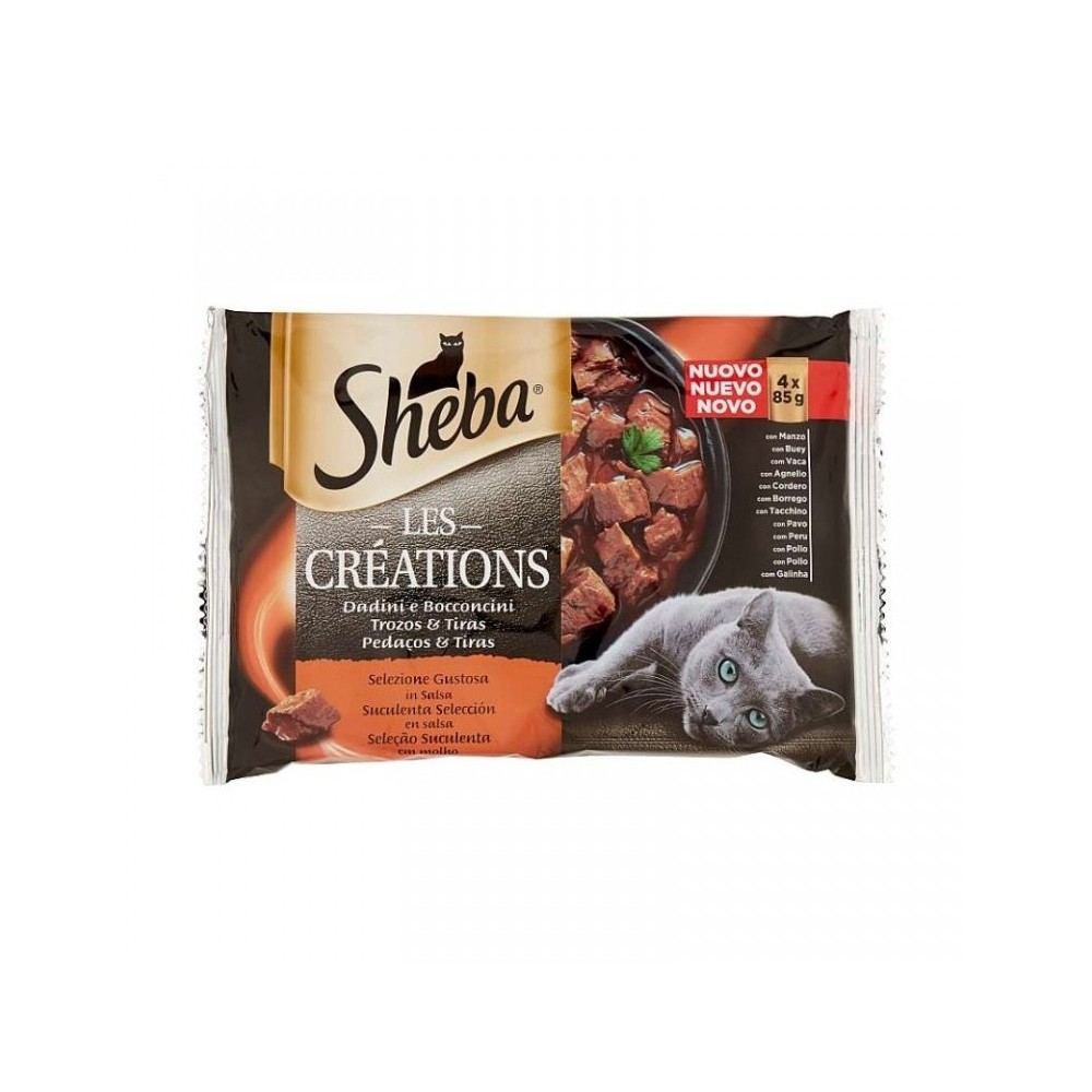 SHEBA POUCH SELEZ.GUST.4x85gr