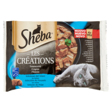 SHEBA POUCH SELEZ.MARE 4x85gr