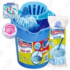 SPONTEX TRIO SET SECCHIO+MOP+S