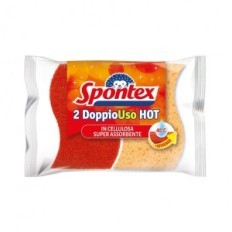 SPUGNA SPONTEX DOPPIOUSO HOTx2