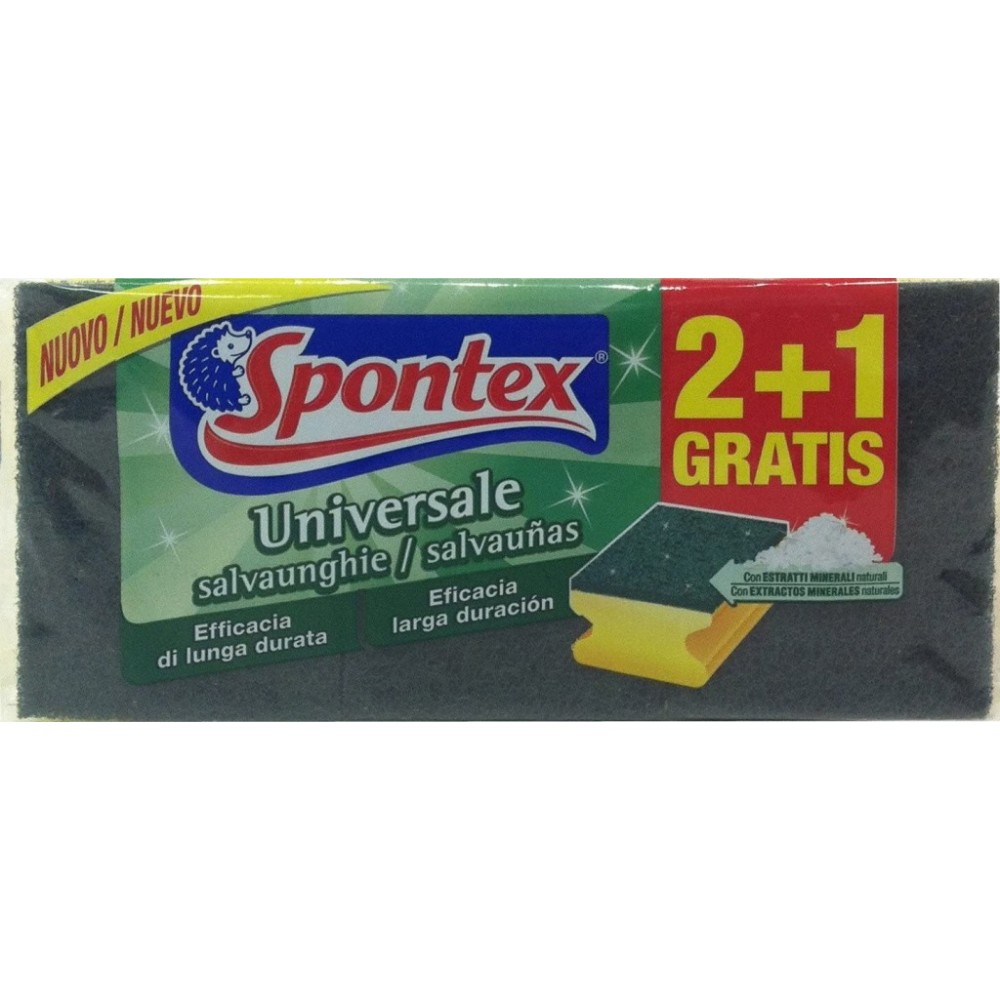 SPUGNA SPONTEX SALVAUNGHIEp2+1