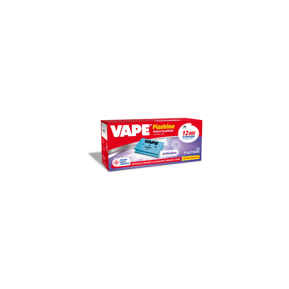 VAPE MAT 30PIASTRINE ANTIODORE