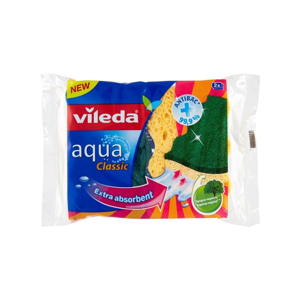 VILEDA SPUGNA AQUA CLASSIC x3p