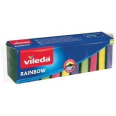 VILEDA SPUGNA+ABR.RAINBOW x10p