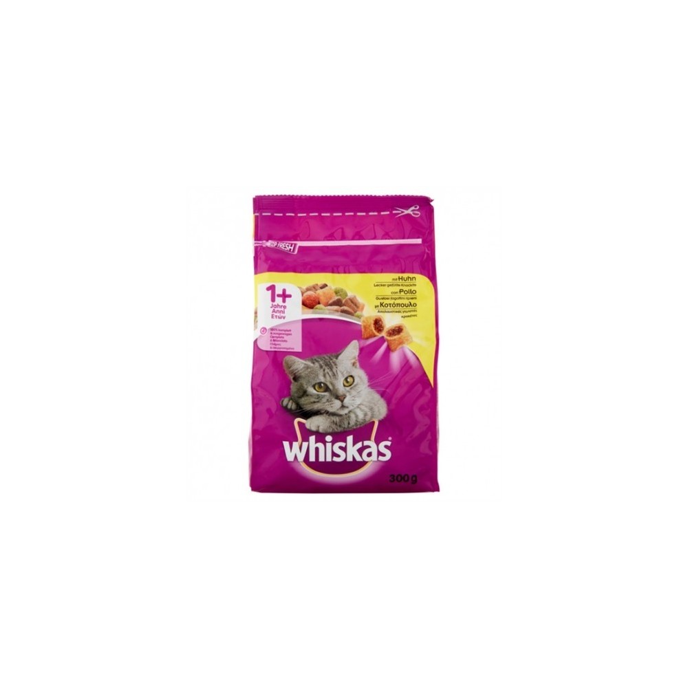 WHISKAS CROCC.ADULT 1+PO.gr300