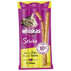 WHISKAS STICKS POLLO gr.6x3