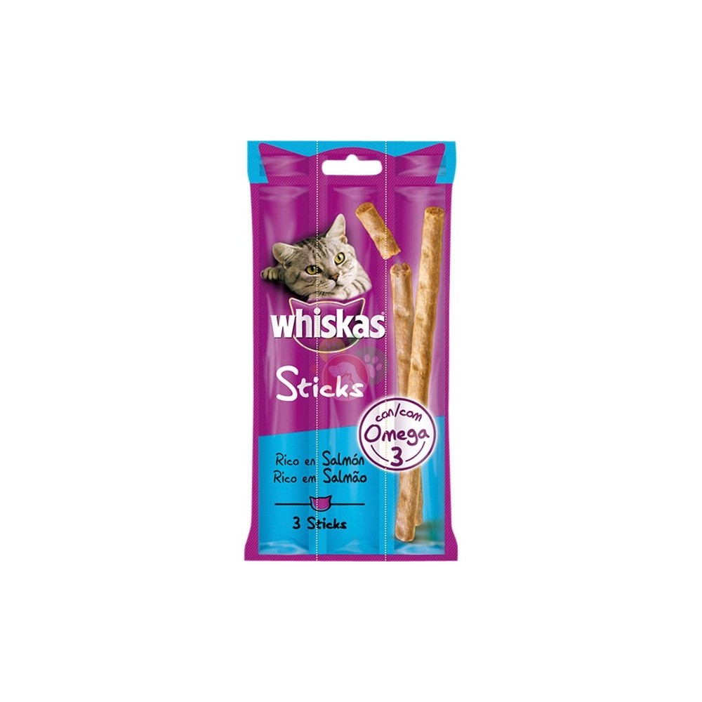 WHISKAS STICKS SALMONE gr.6x3