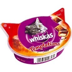 WHISKAS TEMPTATIONS MANZO gr60