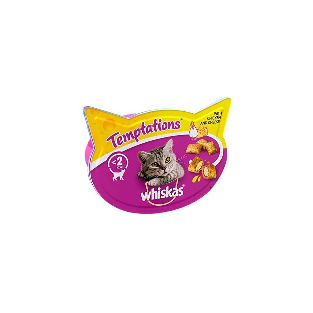 WHISKAS TEMPTATIONS POLLO gr60