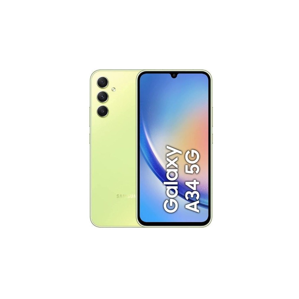 SMARTPHONE SAMSUNG A346 GALAXY A34 5G 6128GB DUOS LIME ITALIA