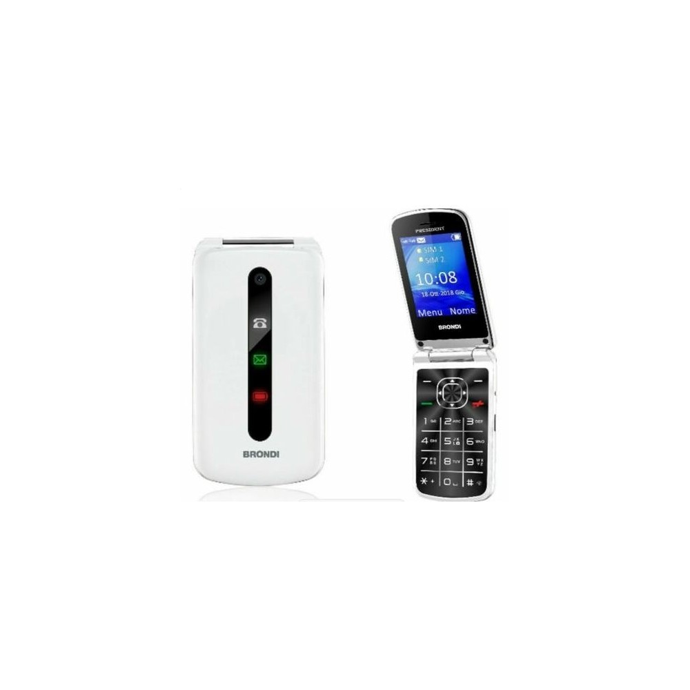 CELLULARE BRONDI PRESIDENT DUOS WHITE ITALIA