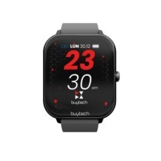 SMARTWATCH BUYTECH BY-ALFA-BK CASSA NERA CON CINTURINO SILICONE NERO