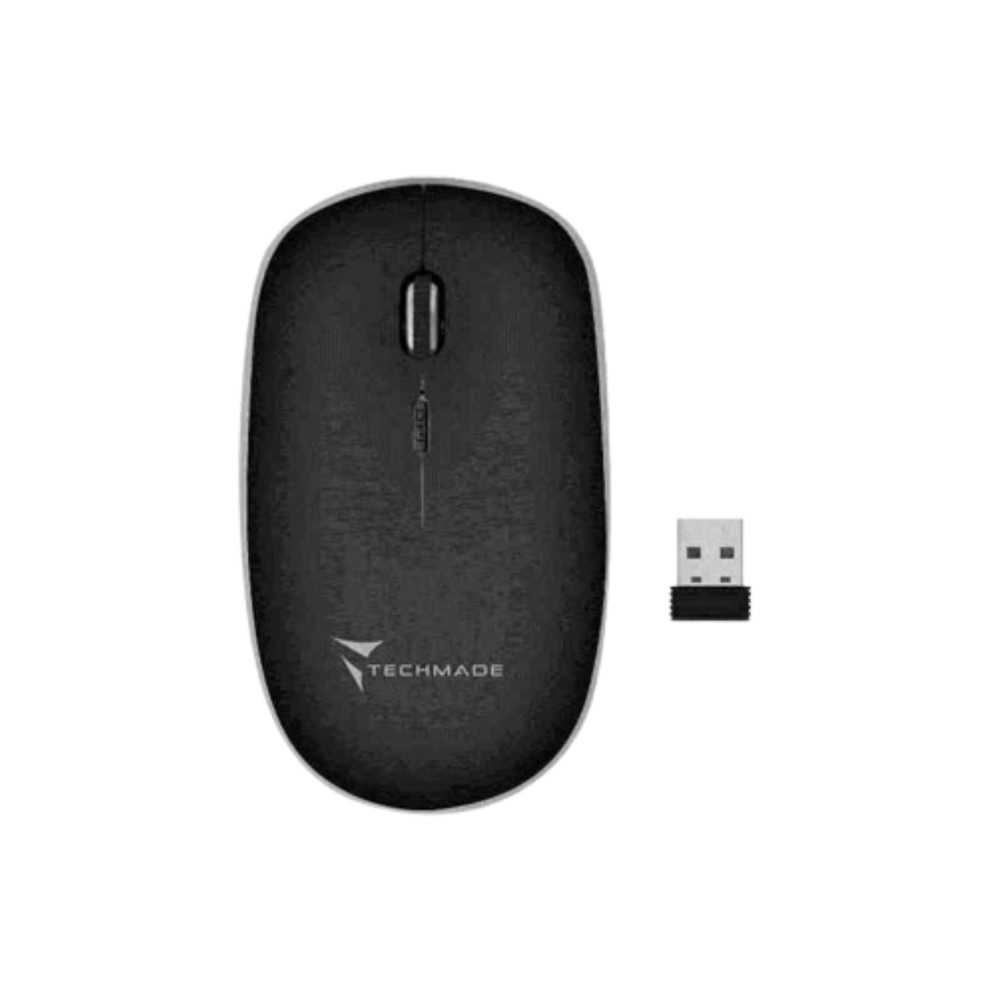 MOUSE OTTICO WIRELESS TECHMADE TM-MUSWN4B-BK BLACK