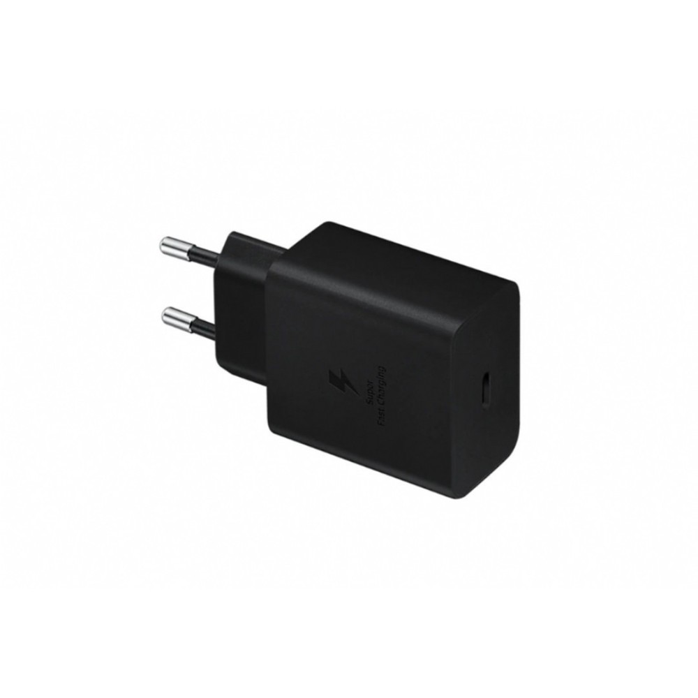 CARICABATTERIA DA RETE SAMSUNG SUPER FAST CHARGING 45W USB-C EP-T4510XBEGEU  CAVO TYPE-C BLACK