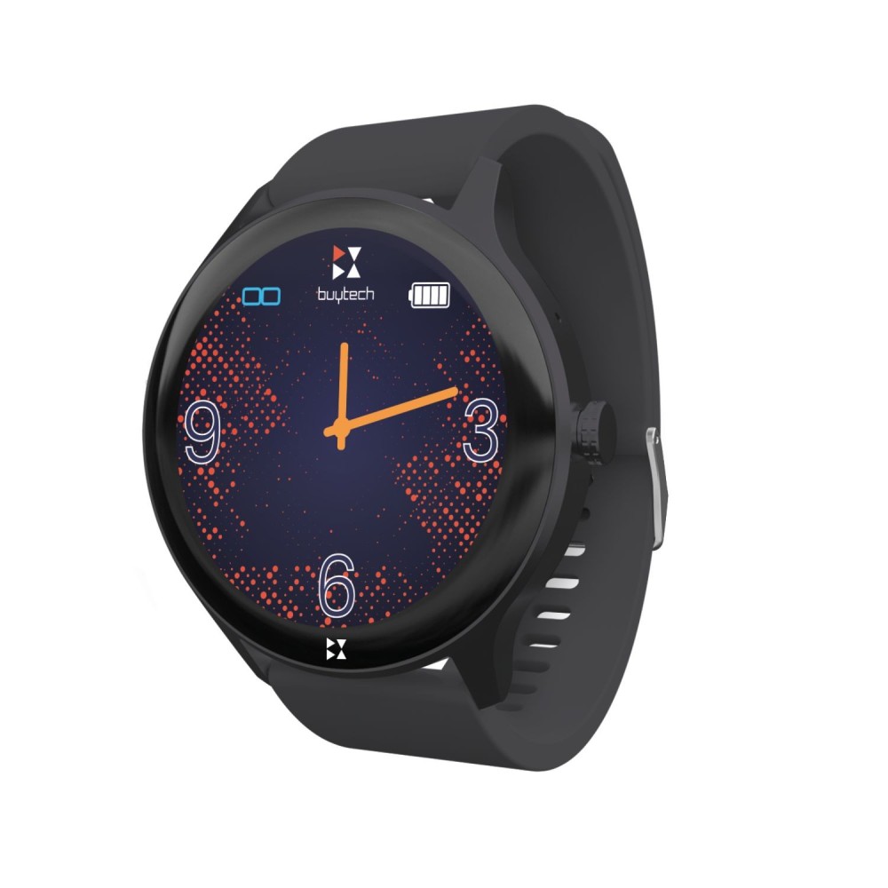 SMARTWATCH BUYTECH BY-BETA-DGY CASSA NERA CON CINTURINO SILICONE NERO