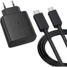 CARICABATTERIA DA RETE DUO 35W 2PORTE USB  USB-C SAMSUNG EP-TA220NBEGEU BLACK