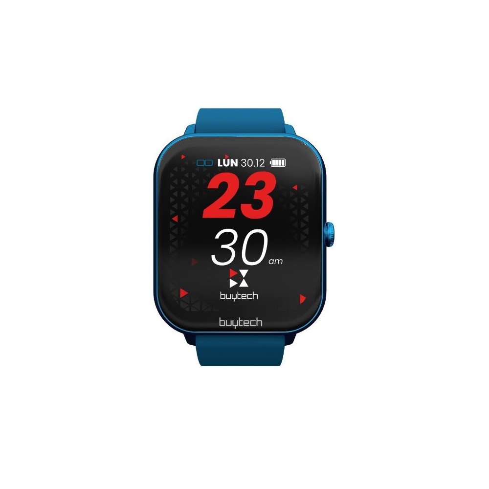 SMARTWATCH BUYTECH BY-ALFA-BL CASSA BLU CON CINTURINO SILICONE BLU