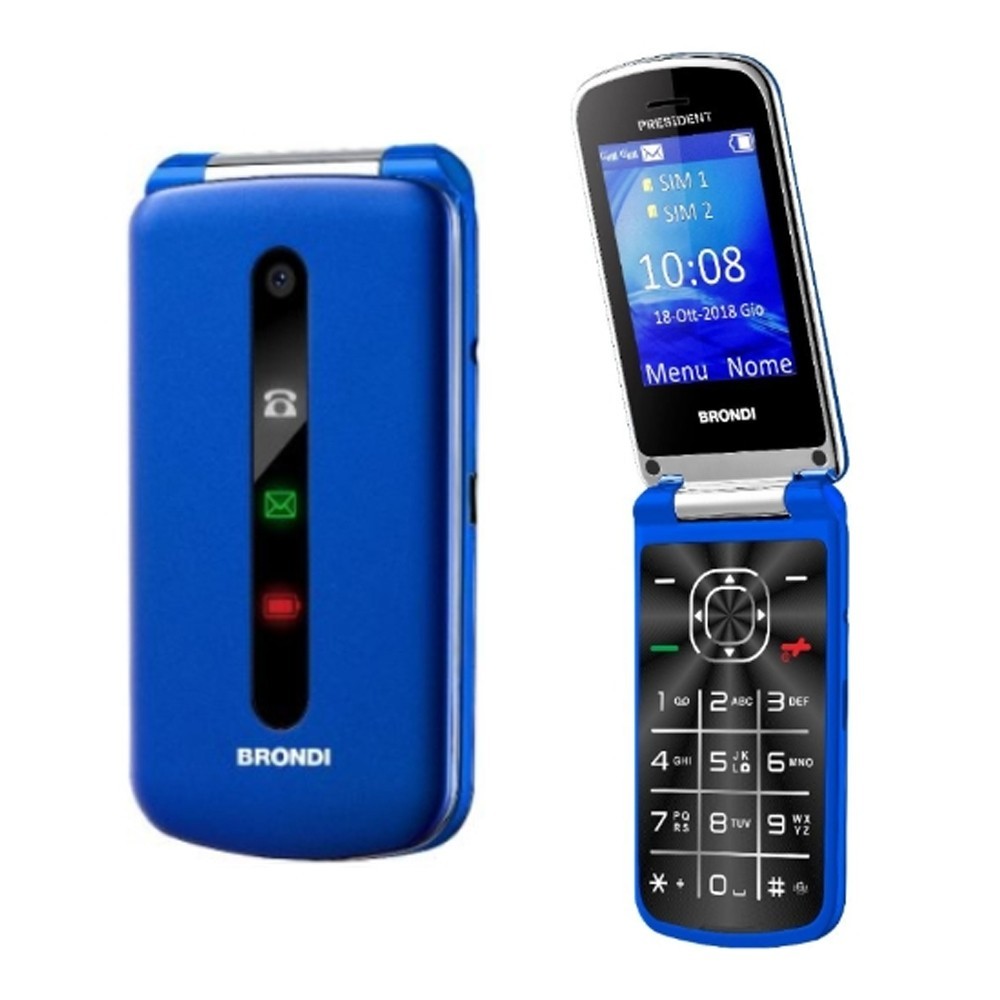 CELLULARE BRONDI PRESIDENT DUOS BLU / VIOLA ITALIA