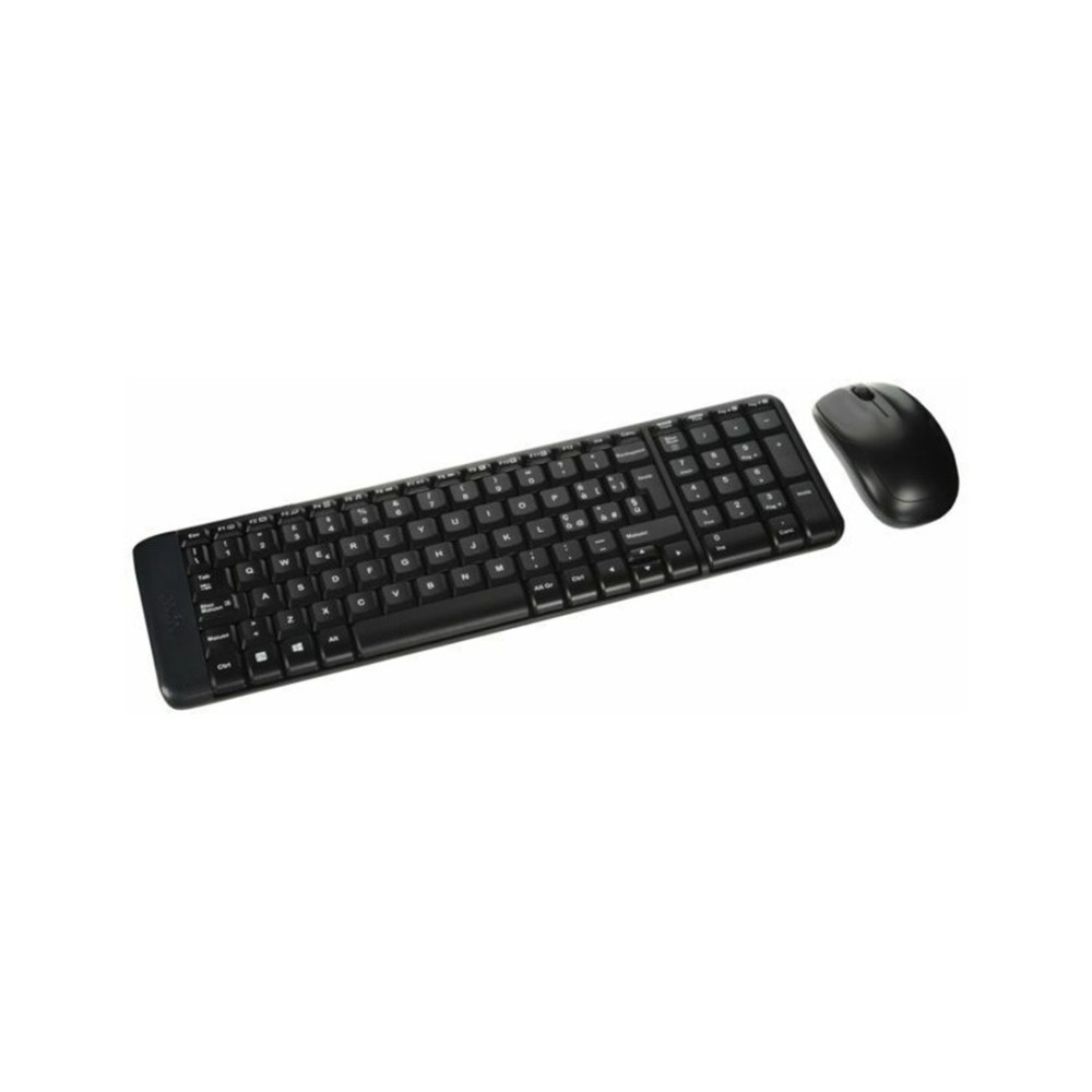 TASTIERA  MOUSE OTTICO WIRELESS LOGITECH COMBO MK220 920-003721 NERO