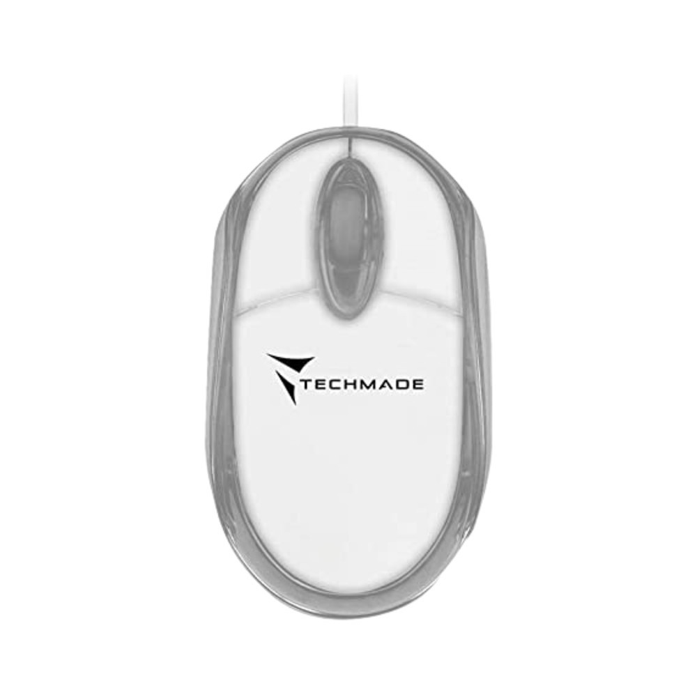 MOUSE OTTICO USB TECHMADE TM-2023-WH WHITE