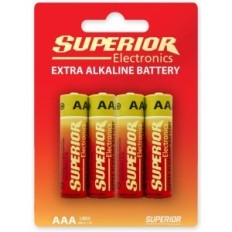 BATTERIA MINISTILO AAA ALCALINA 4PZ SUPERIOR SUPBA001