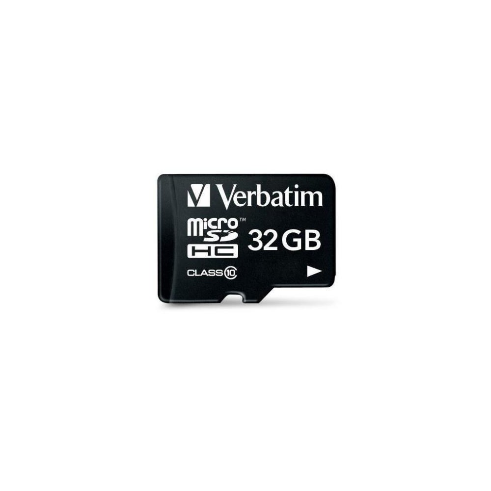 MEMORY CARD MICRO SD/TRANSFLASH 32GB VERBATIM CLASSE 10 44083