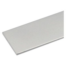 PROFILO PER FAI DA TE PIATTO mm 25 x 2 - mt 1 col.argento