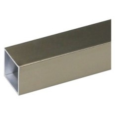 PROFILO PER FAI DA TE QUADRO mm 10 x 10 x 1 - mt 1 col.argento