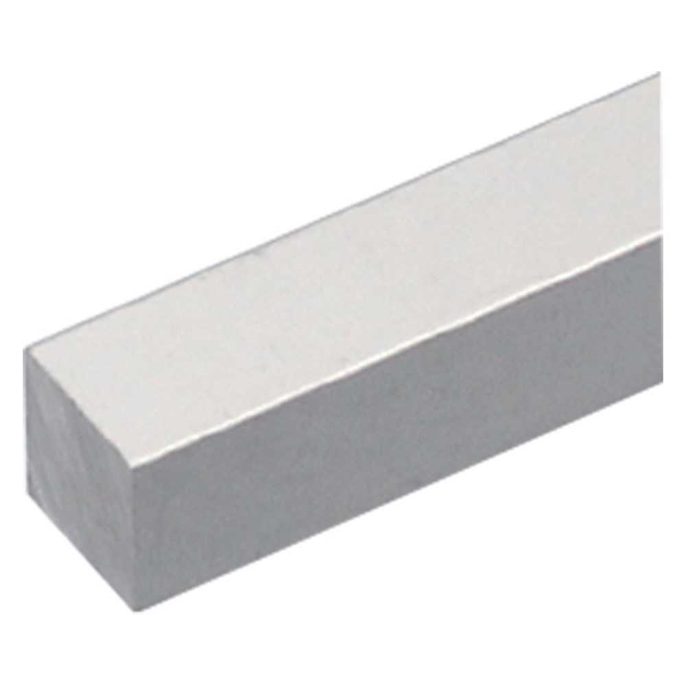 PROFILO PER FAI DA TE QUADRO PIENO mm 10 x 10 - mt 1 col.argento