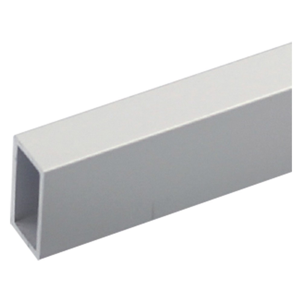 PROFILO PER FAI DA TE TUBO RETTANGOLARE mm 30 x 15 x 1 - mt 1 col.argento