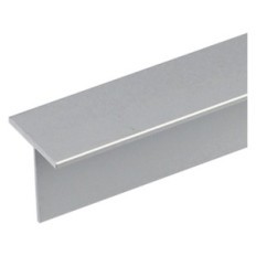 PROFILO PER FAI DA TE A T mm 30 x 15 x 15 - mt 1 col.argento